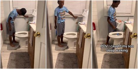 mom fucks sleepwalking son|Mum Catches Her Young Son Sleepwalking in Toilet at 3am, .
